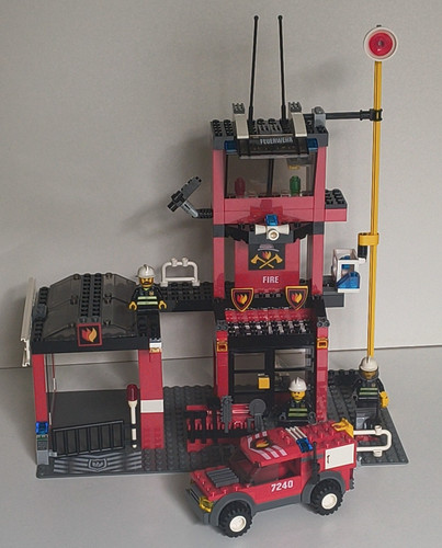Lego 7240 fire station city - 7240,