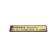 Technics emblem gequetscht - technics,