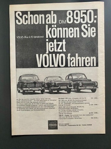 1964 volvo 1800 coupe - s,