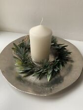 Metall Deko Tablett Teller Shabby Skandi Impressionen Weihnachten 