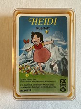 Heidi Quartett Spiel Retro