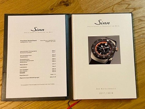 Sinn spezialuhren 2017 2018 - sinn,