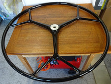 Carbonautica GFK Steuerrad 900 mm Ø / schwarz / Restposten / Boot (0338/B)