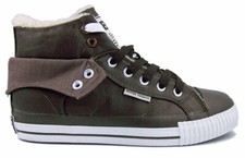 BK British Knights Sneaker Schuhe Roco dark brown beige gefüttert Neuware