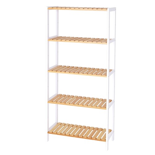Dibea bambusregal schuhschrank - bambusregal,