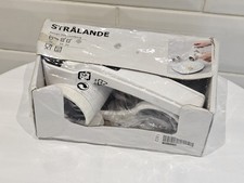 Ikea Stralande weiß Edelstahl