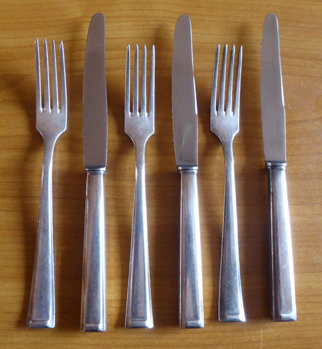 Obstbesteck art deco - -,