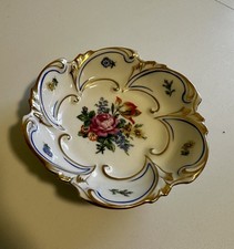 Zierteller Prunkteller Schale 15 cm Graf von Henneberg Porzellan Ilmenau Germany