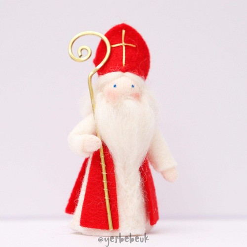 Filz ambrosius nikolaus puppe - filz,