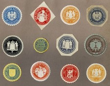 Konvolut 12 SIEGELMARKEN