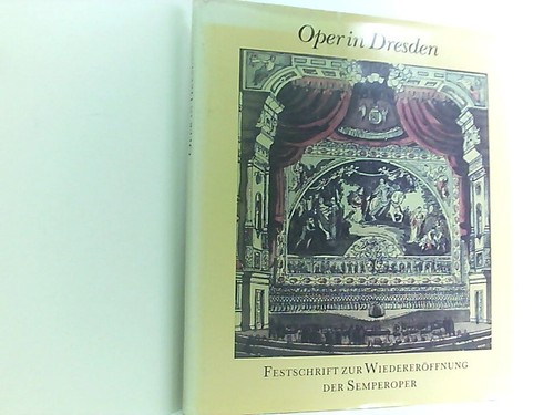 Oper dresden festschrift - in, dresden.