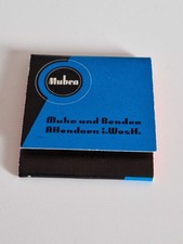 Streichholzheftchen, Mubea, Muhr und Bender, Autoteilehersteller, Attendorn