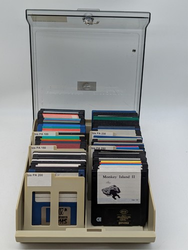 Diskettenbox mit 100x - , 3,5"
