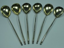 6 Löffel Silber 875 Silber 84