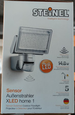 Steinel Außenstrahler XLED Home 1 silber IP44 mit Bewegungsmelder Sensor