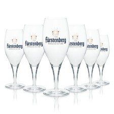 6x Fürstenberg Bier Glas