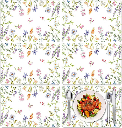 Stück blumen platzset - stück,