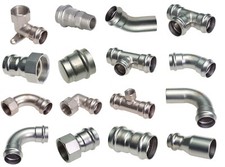 Pressfitting Edelstahl V