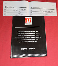 Ruggerini Diesel Motor MD 1 , MD 2 Betriebsanleitung 1 + 2 Zyl. Motoren