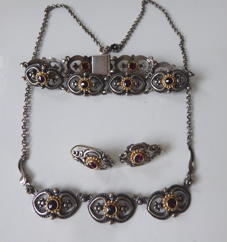 Trachten schmuck set mit - trachten,