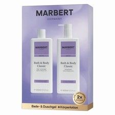 Marbert Bath & Body Classic Bundle – Duschgel & Bodylotion je 400 ml