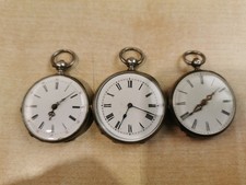 3Taschenuhren silber