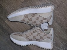Dkny Sneaker Damen Beige Designer Muster Schuhe 40 Plateau NEU Blogger Instagram