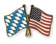 Bayern-USA Freundschafts Pin - Oktoberfest Pin - Wiesn Anstecker