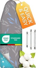 Super Soft Turbo-Bügelbrettbezug 150x50cm, Thermoreflexion, EasyFit+Spanner