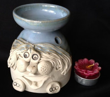 Originelle Aromalampe Aromatherapiebrenner Teelicht Duftlampe Keramik Handarbeit