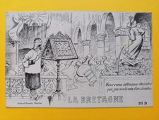 Old postcard Brittany HEUREUSE