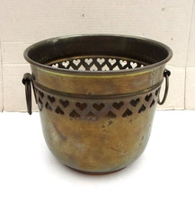 Vintage Messing Übertopf
