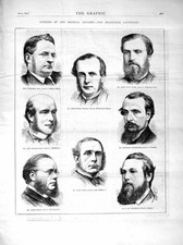 Alter antiker Druck 1872