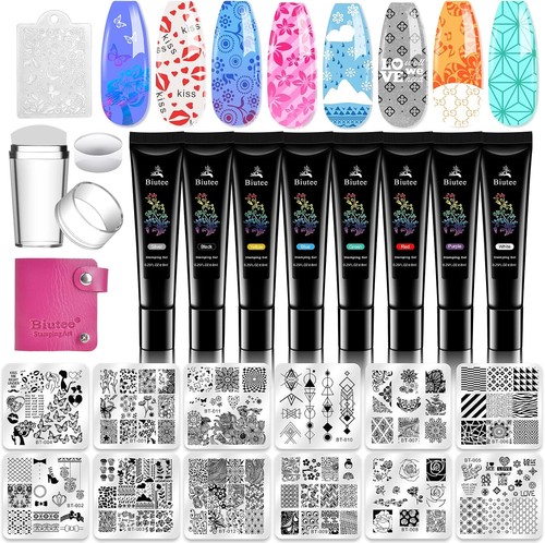 Nagel stamping set - stamping, farben