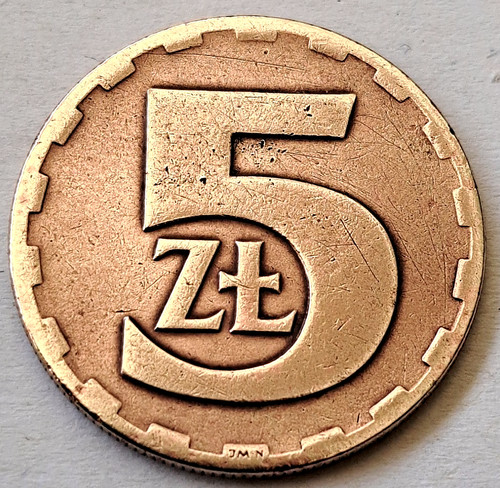 Polen zlotych 1975 messing - polen, 1975,