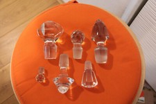 *** 6 alte Glas Stopfen Flaschenkorken Zierkorken ***