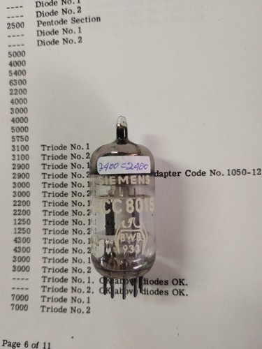 Seltene röhre siemens bwb - rÖhre,