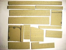 ??? H0 Mauern 13 Teile  Gelände Landschaft  Ersatzteile Bastler    (587)