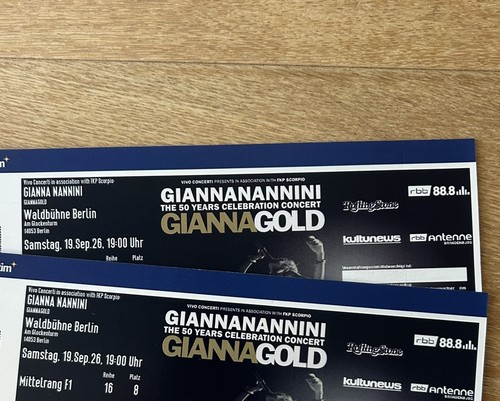 Gianna nannini 2026 - gianna, 19.09.2026
