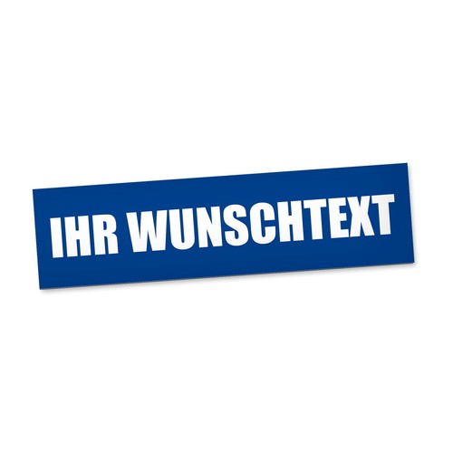 Schild selbst gestalten - selbst,