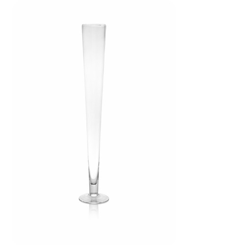 Elegante hohe glasvase - elegante,