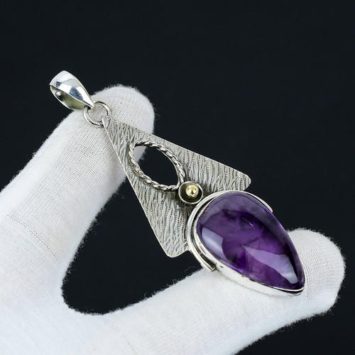 Amethyst anhänger 925 - amethyst,