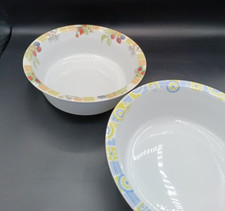 Konvolut 36 Stück Salatschüsseln 23 cm verziert Porzellan Iris (36 Stück) Dekor zur Auswahl