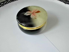 Marmor Messing Design Schatulle Dose Deckeldose Gefäß Schmuckdose 5x8cm gemarkt