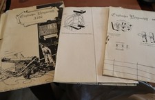 toller alter Modellbauplan 