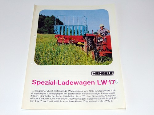 Mengele spezial ladewagen - ladewagen, lw