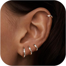 4 Paar Silber 925 Creolen