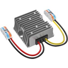 Spannungswandler 24V auf 12V, Step Down 24V 12V 15A 180W mit Schnellverbinder...