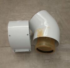 LAS Bogen 45 ° 60 / 100 PP Luft-/Abgasrohr Schelle breit Brennwert