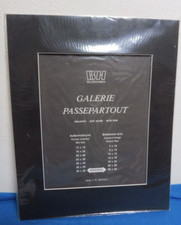 ?B+H Galerie PASSEPARTOUT SÄUREFREI?schwarz?40 x 50 made Deutschland KARTON